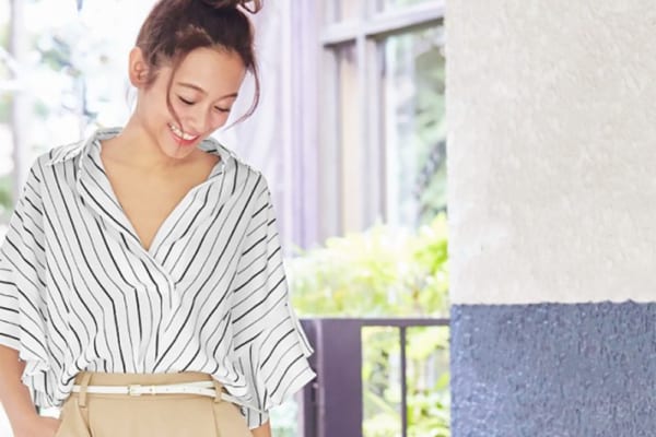 今年の夏は『シャツ』を取り入れて、ヌケ感女っぽコーデを作る♡