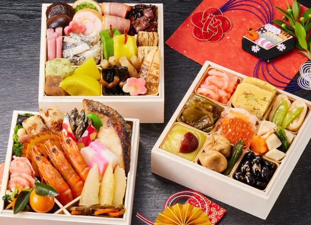 京都しょうざん和風おせち料理三段重「千寿閣衣笠」5寸2人前44品入