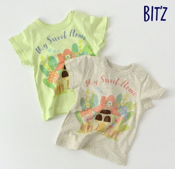 【BIT'Z（ビッツ）お家プリント半袖Tシャツ】