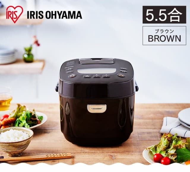 アイリスオーヤマ 炊飯器 5.5合 銘柄炊き KRC-ME50-T