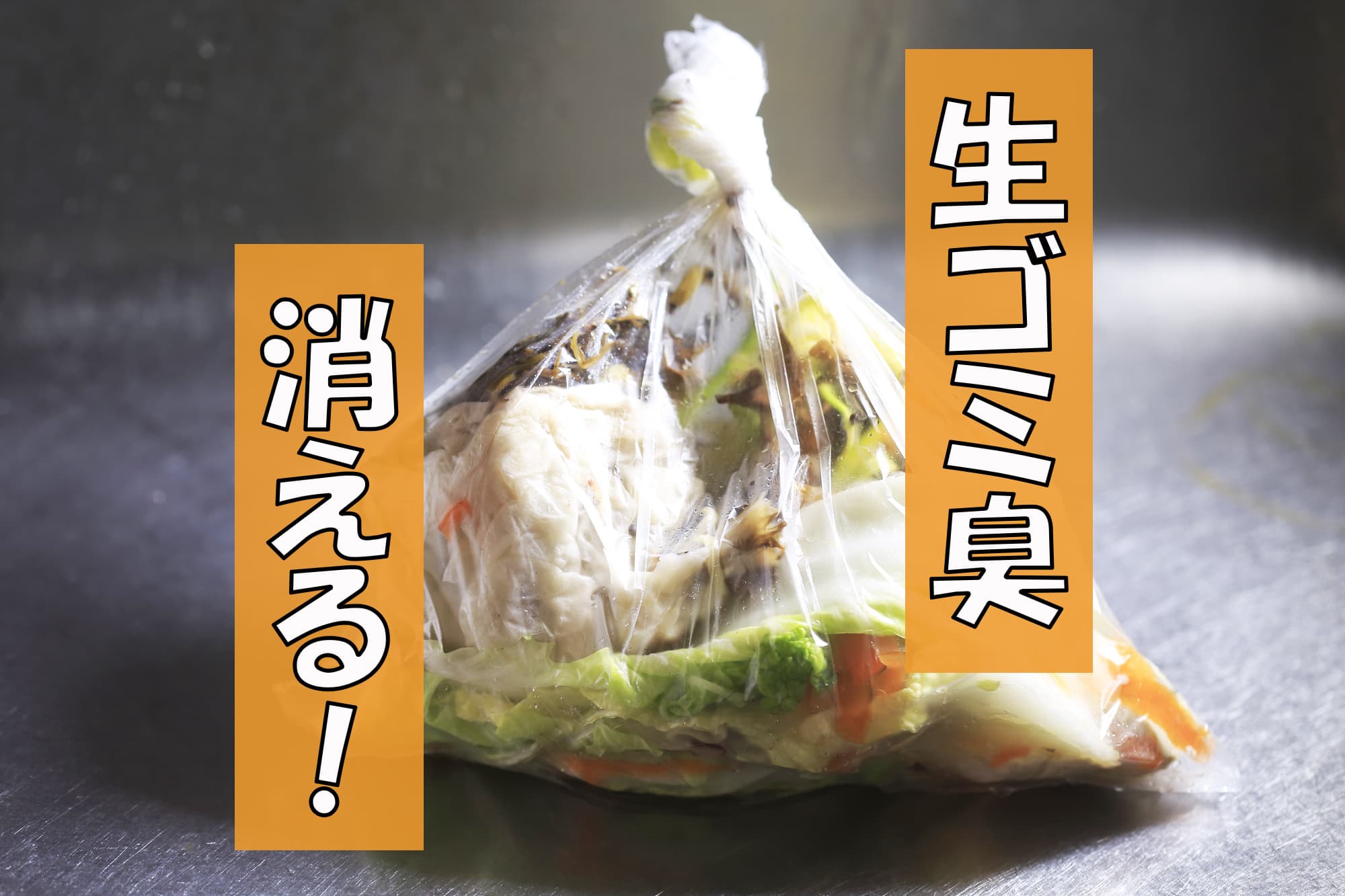 生ゴミが「臭いにくくなる裏ワザ」が超簡単!捨てちゃう『アレ』を入れるだけ