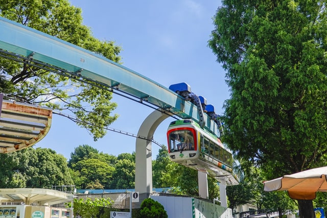 上野動物園のモノレール