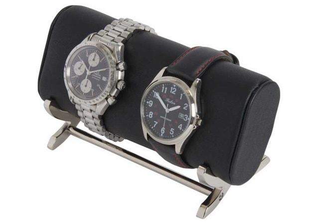 ウォッチスタンド　2本用（ブラック） 腕時計スタンド おしゃれ 時計ケース 2本 時計 収納 腕時計 ケース