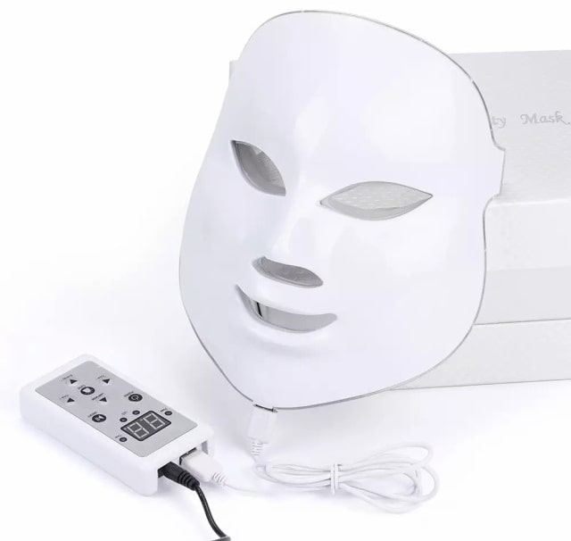 【LED美顔器】フェイシャルネック 7色LED マスク