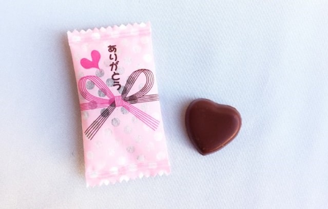 のし紙風チョコレート